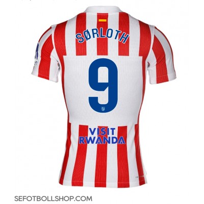 Billiga Atletico Madrid Alexander Sorloth #9 Hemma fotbollskläder 2025-26 Kortärmad Billiga Atletico Madrid Alexander Sorloth #9 Hemma fotbollskläder 2025-26 Kortärmad